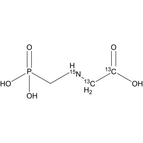 Glyphosate-13C2,15N (Glyphosate-13C2,15N) 1185107-63-4